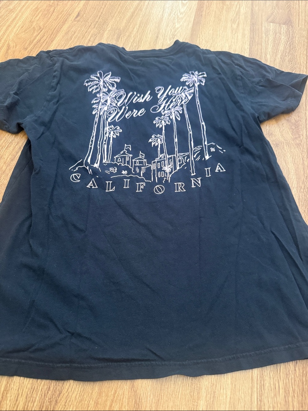 Women’s Victoria’s Secret Black 'Wish You Were Here California' limited edition